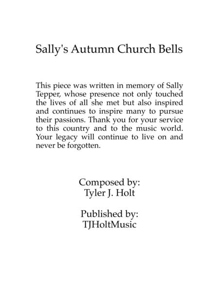 Sally Autumn Church Bells Op 26 Sheet Music