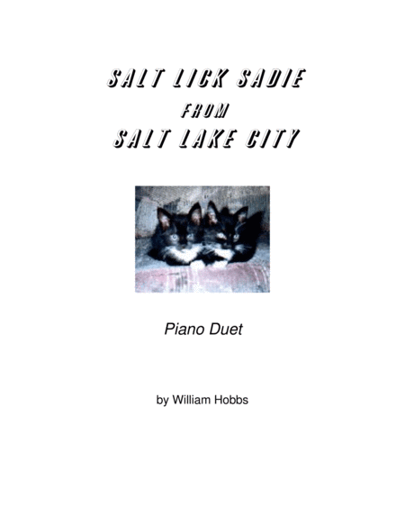 Salt Lick Sadie From Salt Lake City Sheet Music