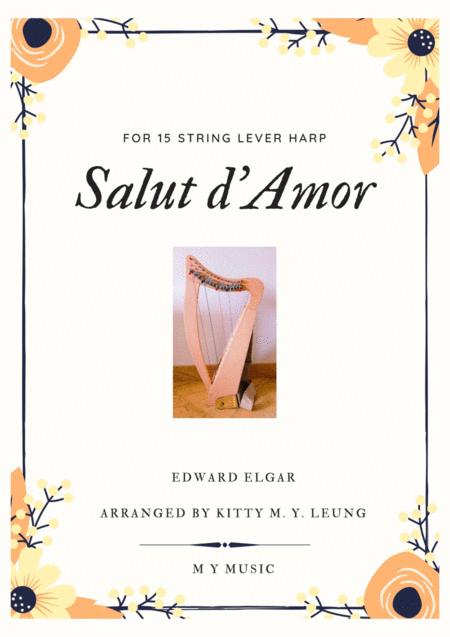 Salut D Amor 15 String Lever Harp Sheet Music