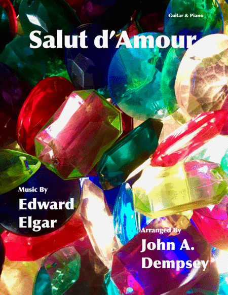 Free Sheet Music Salut D Amour Loves Greeting Guitar And Piano