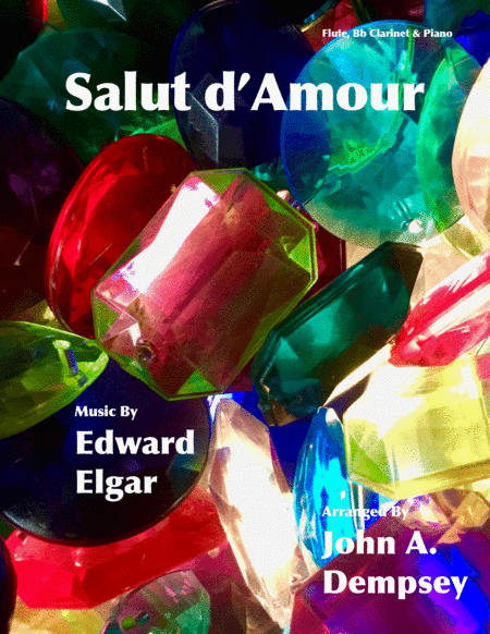 Free Sheet Music Salut D Amour Loves Greeting Romantic Trio For Flute Clarinet And Piano