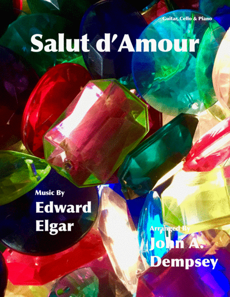 Free Sheet Music Salut D Amour Trio For Guitar Cello And Piano