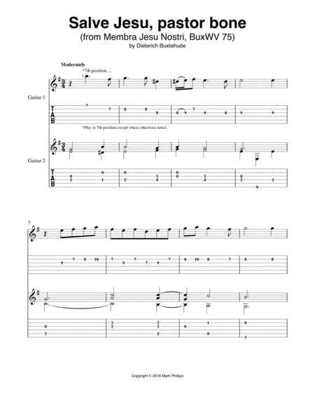 Free Sheet Music Salve Jesu Pastor Bone