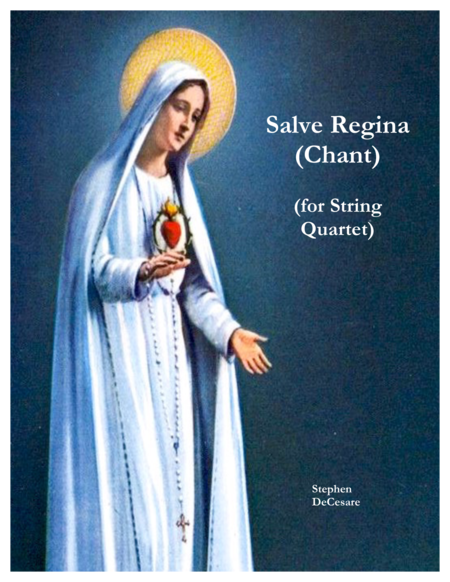 Salve Regina Chant String Quartet Sheet Music