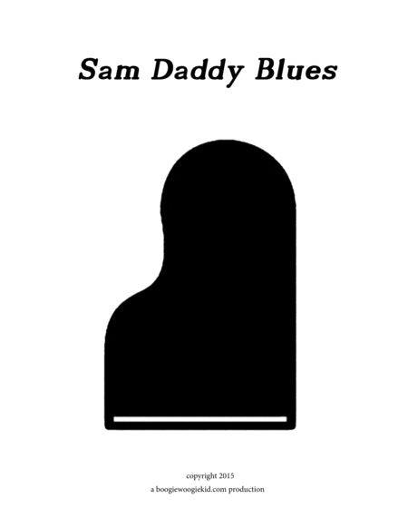 Free Sheet Music Sam Daddy Blues