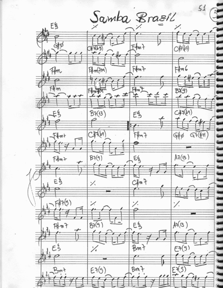 Samba Brazil Sheet Music