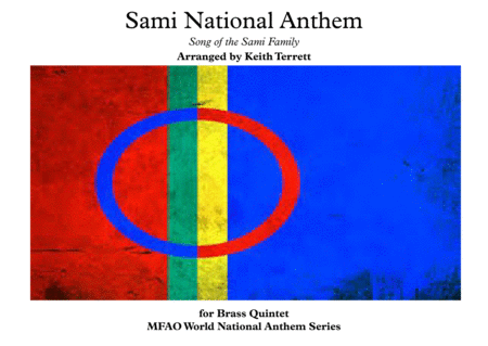 Free Sheet Music Sami National Anthem Smi Soga Lvlla For Brass Quintet