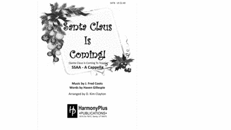 Santa Claus Is Coming Sheet Music