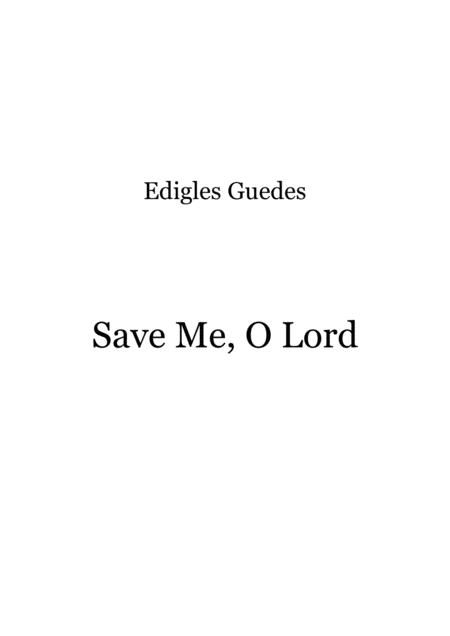 Save Me O Lord Sheet Music