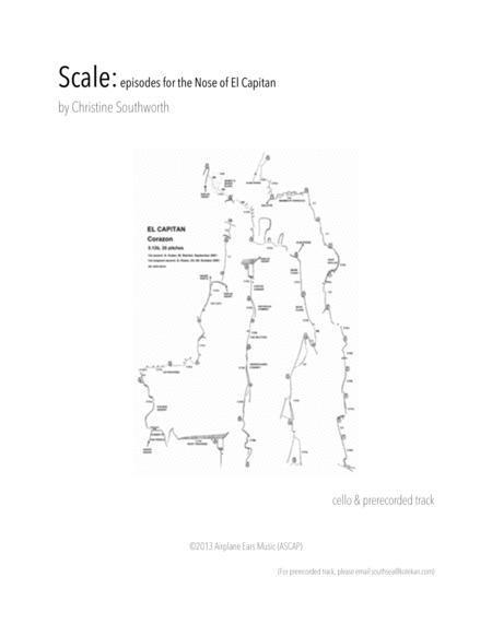 Scale For Solo Cello Electronics Sheet Music