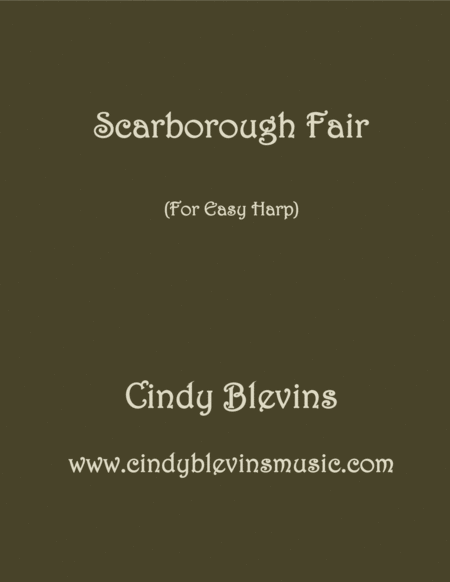 Scarborough Fair Arranged For Easy Harp Lap Harp Friendly From My Book Easy Favorites Vol 2 Folk Songs Sheet Music