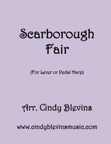 Scarborough Fair Arranged For Lever Or Pedal Harp Sheet Music