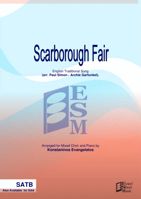 Scarborough Fair Canticle Satb Piano Sheet Music