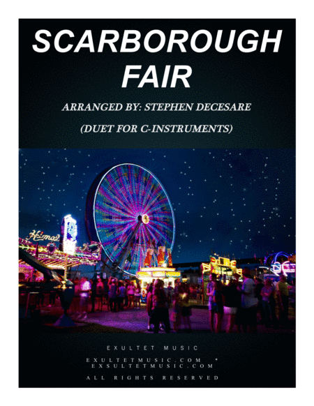 Scarborough Fair Duet For C Instruments Sheet Music