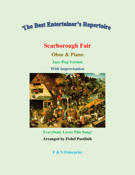 Scarborough Fair For Oboe And Piano Jazz Pop Version With Improvisation Video Sheet Music