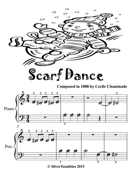 Scarf Dance Beginner Piano Sheet Music Sheet Music