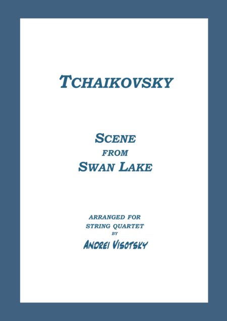 Scene From Swan Lake Sheet Music