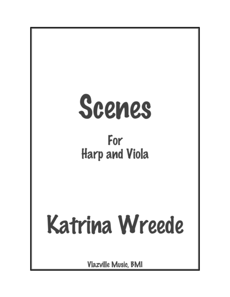 Scenes For Harp And Viola Sheet Music