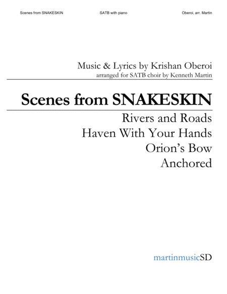 Scenes From Snakeskin Sheet Music