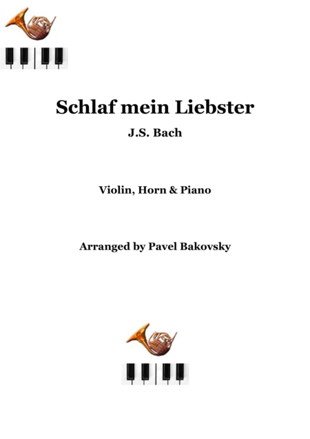 Schlaf Mein Liebster From The Christmas Oratorio Sheet Music