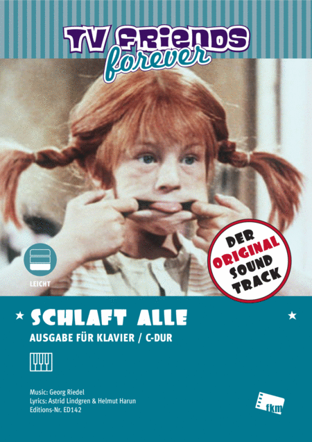 Schlaft Alle Pippi Longstocking Sheet Music