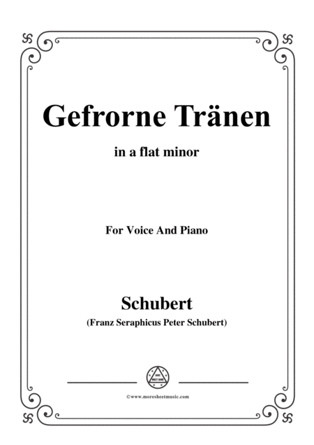 Free Sheet Music Schubert Alles Um Liebe In C Major For Voice Piano