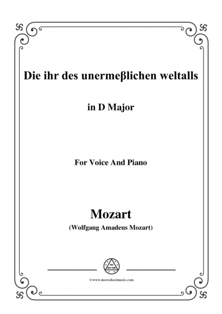 Free Sheet Music Schubert An Die Geliebte In A Major For Voice Piano