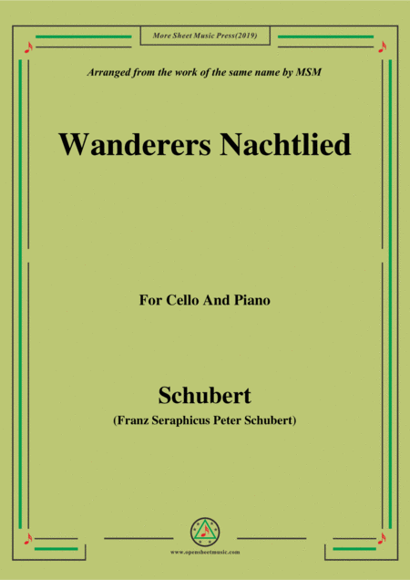 Schubert Heidenrslein For Flute And Piano Sheet Music