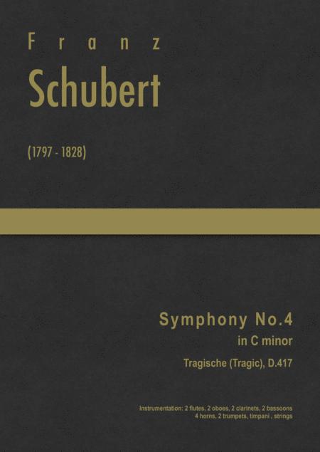 Free Sheet Music Schubert Symphony No 4 D 417
