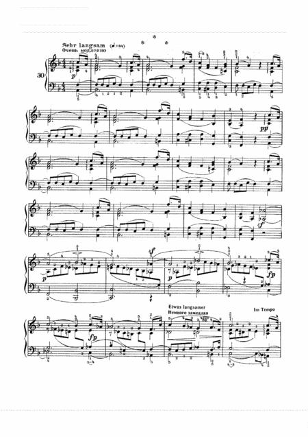 Free Sheet Music Schumann Album For The Young Op 68 No 30 Original Version