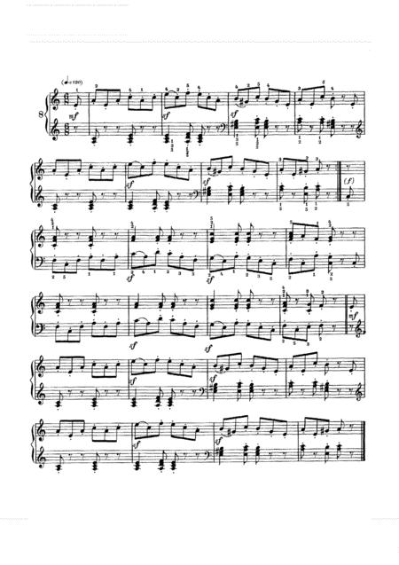 Schumann Album For The Young Op 68 No 8 The Wild Horsemann Original Version Sheet Music