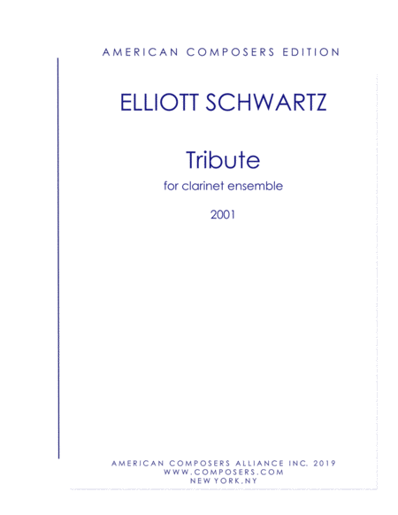 Free Sheet Music Schwartz Tribute