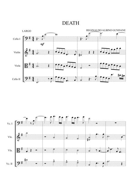 Score For String Orchestra And Cello Solo Sheet Music