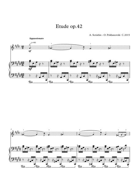 Scriabin Etude Op 42 5 Sheet Music