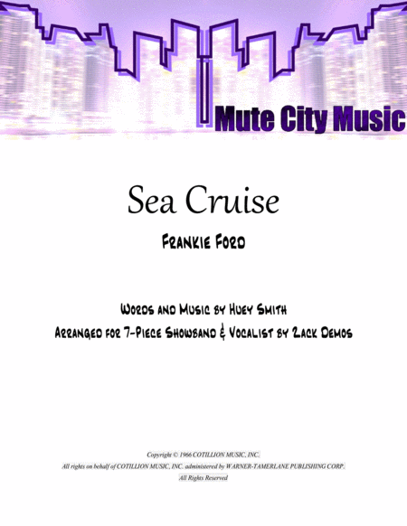Free Sheet Music Sea Cruise