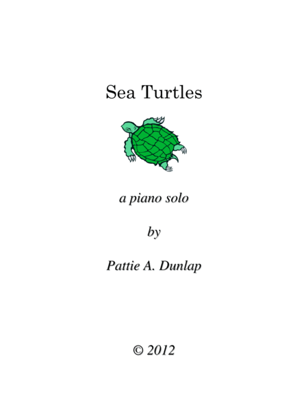 Sea Turtles Sheet Music