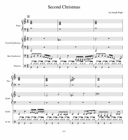 Free Sheet Music Second Christmas
