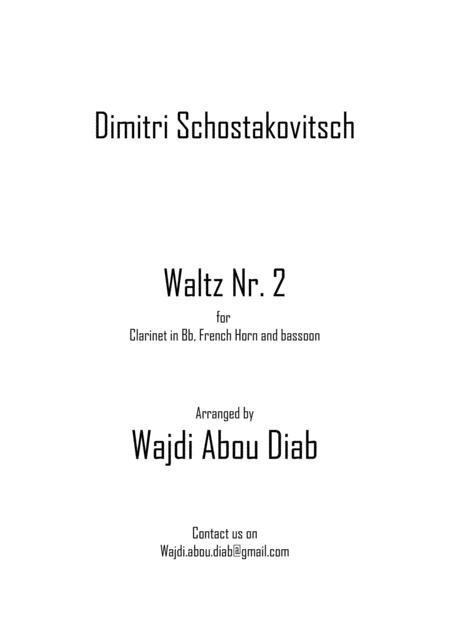 Second Waltz Trio Sheet Music