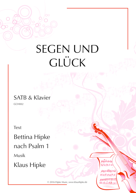 Segen Und Glck Sheet Music