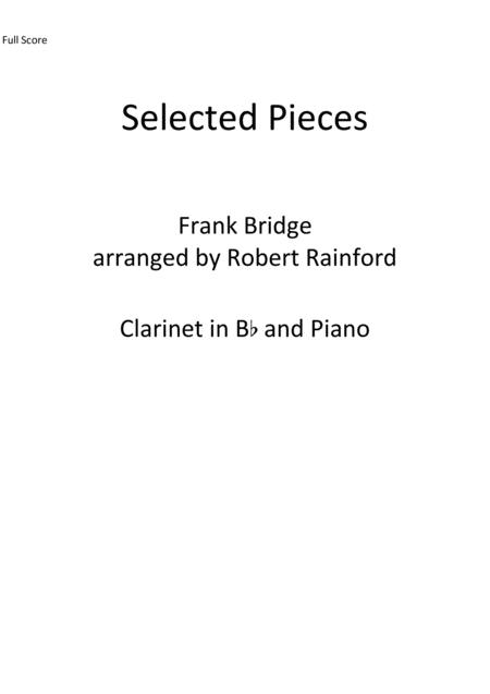 Selected Pieces Sheet Music