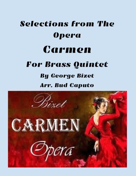 Free Sheet Music Selections From Carmen For Brass Quintet