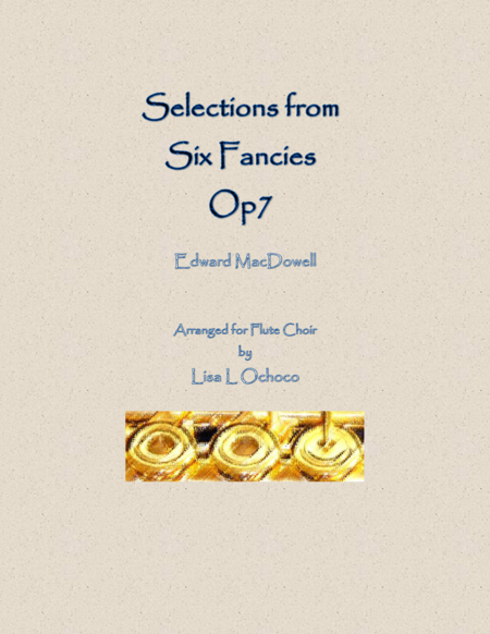 Free Sheet Music Selections From Six Fancies For Flute Choir