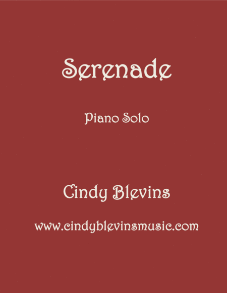 Serenade An Original Piano Solo From My Piano Book Slightly Askew Sheet Music