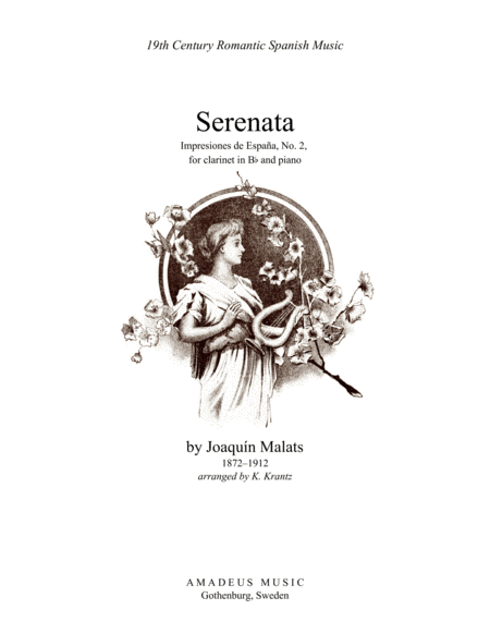 Free Sheet Music Serenata Espanola For Clarinet And Piano