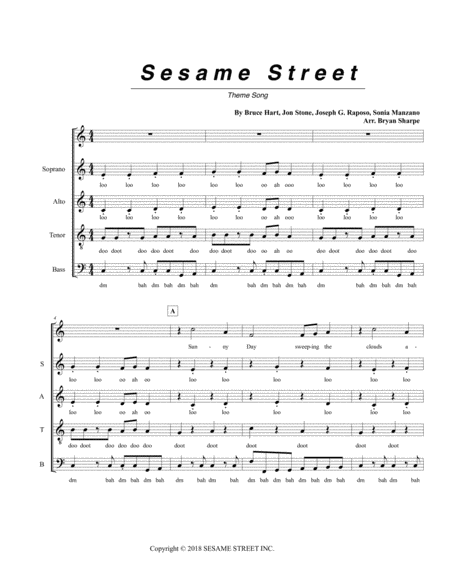 Sesame Street Sheet Music