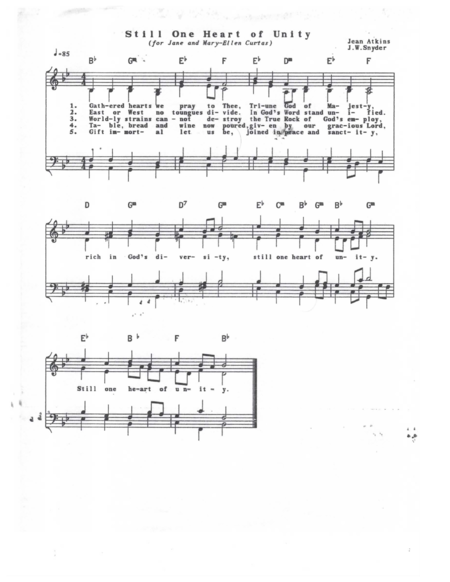 Free Sheet Music Set Your Mind On Things Above