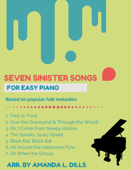 Free Sheet Music Seven Sinister Songs For Easy Piano