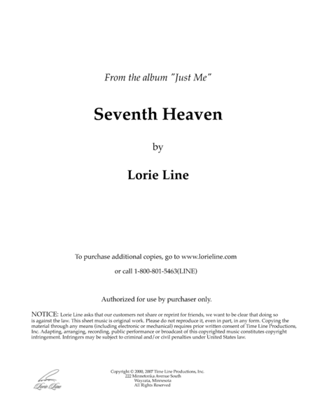 Seventh Heaven Sheet Music