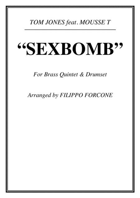 Free Sheet Music Sex Bomb