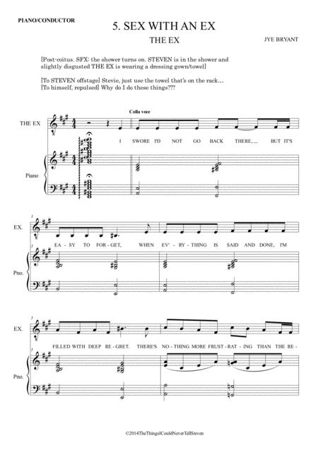 Free Sheet Music Sex With An Ex